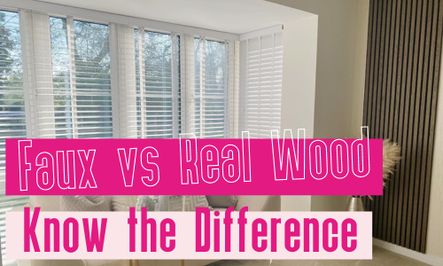 blog cover on a difference between real vs faux wood