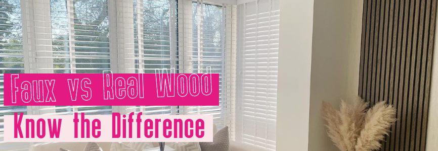 blog cover on a difference between real vs faux wood