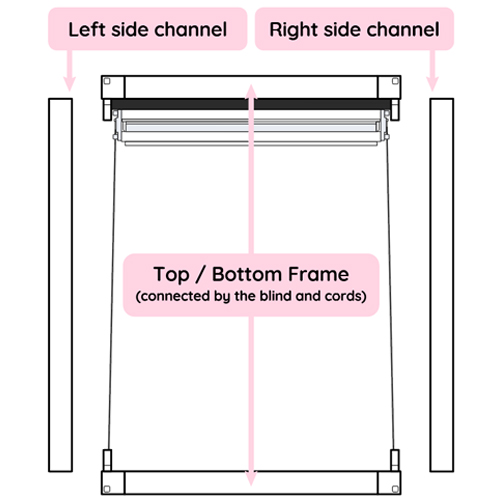 A ultra blackout fitting diagram A ultra blackout fitting diagram