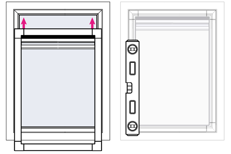 A fitting graphic for a ultra blackout blind A fitting graphic for a ultra blackout blind